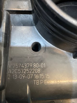 V75743798001 Cuerpo Mariposa Peugeot 207 2007