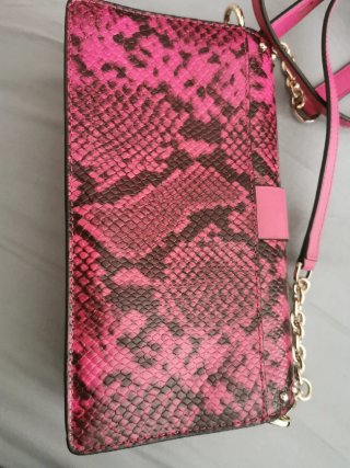 Bolso Michael Kors Rosa y Dorado Tachuelas
