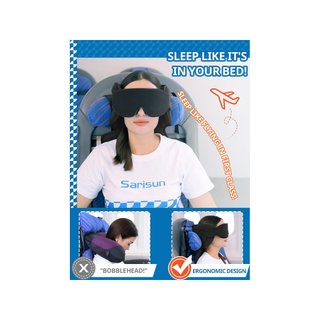 SARISUN almohada viaje soporte cervical antifaz