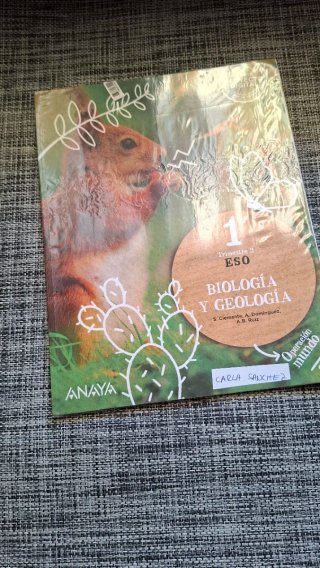 Libros de Biología y geología 1°Eso