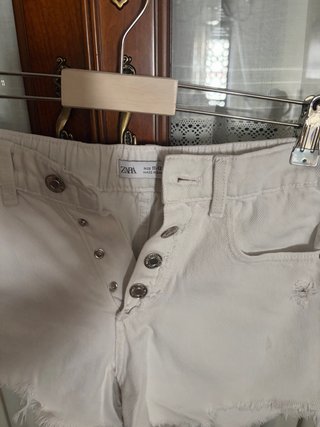 Shorts blancos Zara 12 años