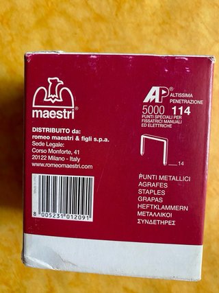 Punti per fissatrice Maestri 114