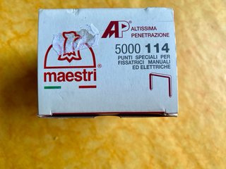 Punti per fissatrice Maestri 114