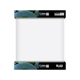 Blau Aquaristic Cubic Panoramic acuario cristal