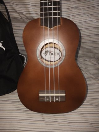 Ukelele Tiger con funda