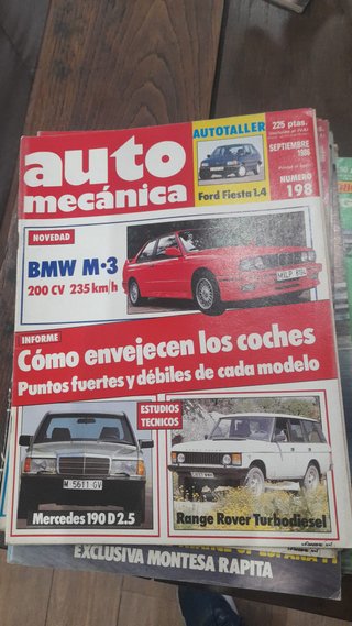 Revista Auto Mecanica año 1986