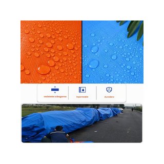 Telo impermeabile 3x6 m con occhielli in alluminio