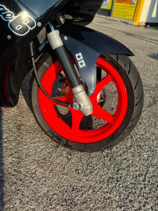 Yamaha Aerox 50 Scooter Nero Rosso