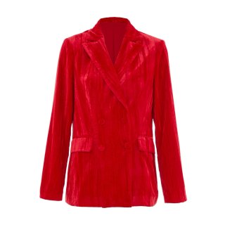 Blazer de fiesta roja.