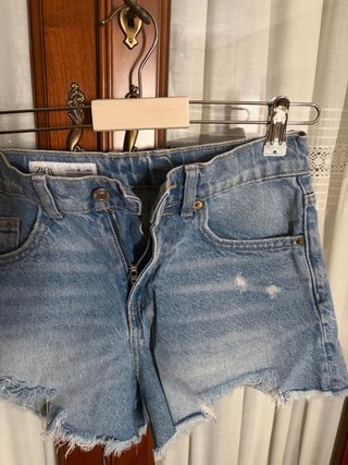Shorts vaqueros desgastados