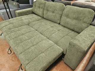 Sofá Cama Chaiselongue de 250cm Verde