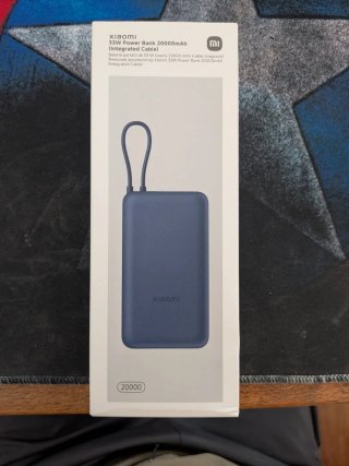 Xiaomi Power Bank 20000mAh Cable Integrado 33W