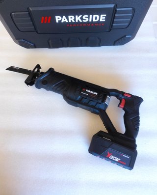 Sierra sable PARKSIDE Perfor 20v+Batería 4A+Cargad
