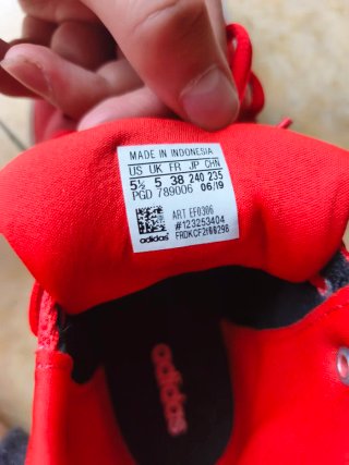 Zapatillas Adidas Deportivas Rojas y Blancas