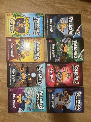 Lote libros de Policán del 1 al 8