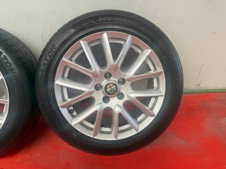 Llantas Alfa Romeo 159 17” con neumáticos