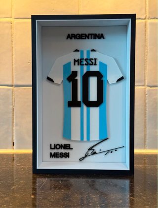 Quadro Messi Argentina Maglia Numero 10