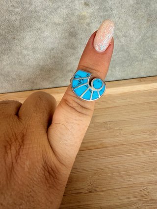Anillos Plata Ley 925 Turquesa