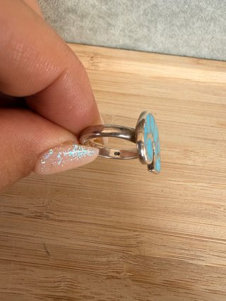 Anillos Plata Ley 925 Turquesa