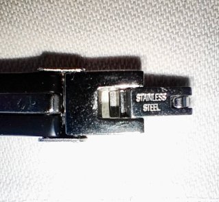 Braccialetto Uomo in Acciaio INOX e Caucciù Nero