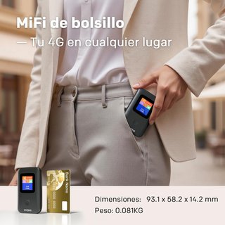 SIN ABRIR Router Wifi Portátil con SIM