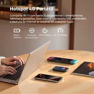 SIN ABRIR Router Wifi Portátil con SIM