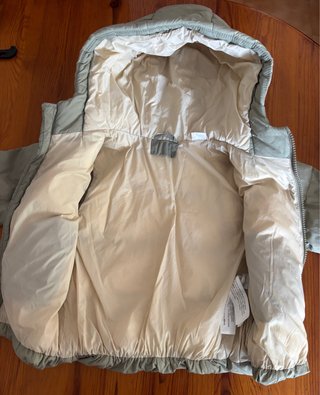 Plumífero Zara Kids beige 5 años