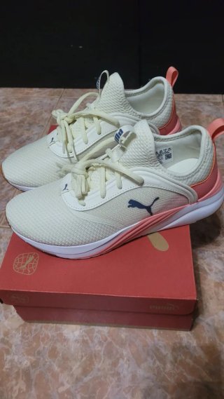 Zapatillas Puma Beige y Rosa Talla 38.5