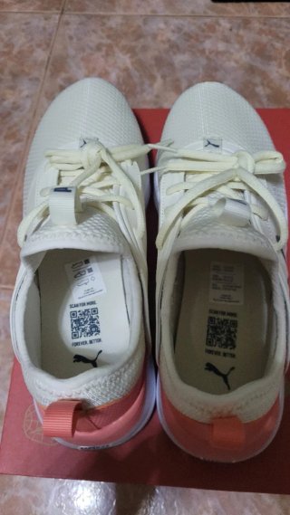 Zapatillas Puma Beige y Rosa Talla 38.5