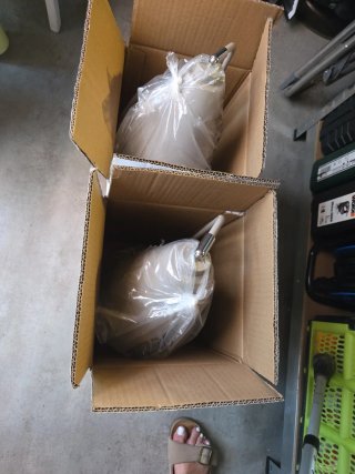 Lámparas de mesa (2 unidades) Compradas en Kibuc.