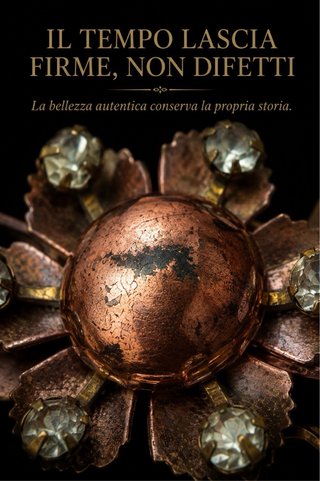 Spilla gioiello dorata antica rara 1920