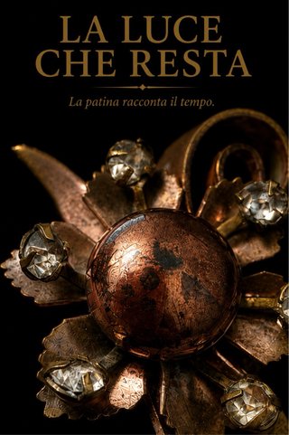 Spilla gioiello dorata antica rara 1920