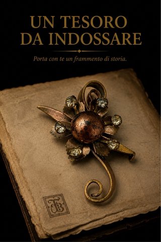 Spilla gioiello dorata antica rara 1920