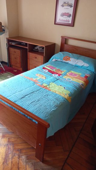 Dormitorio completo madera