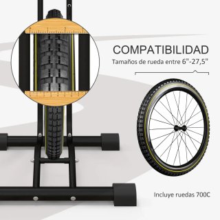 Soporte Bicicleta Vertical/Horizontal