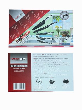 Juego Cuchillos Swiss Touch 6 Piezas