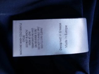 Blusa donna blu curvy