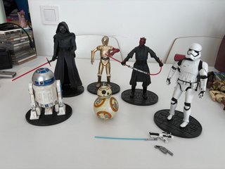 Lote Figuras Star Wars Metálicas