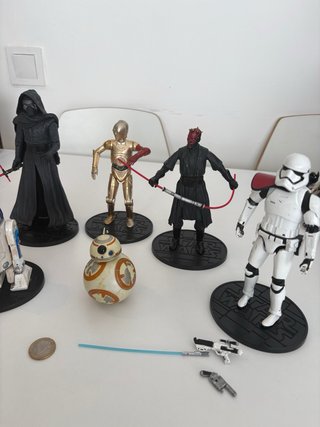 Lote Figuras Star Wars Metálicas