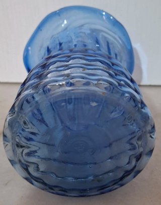 Vaso blu cobalto vintage Murano