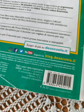 Libro di matematica usato