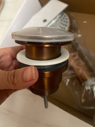 Válvula Click Clack IMEX oro rosa cepillado