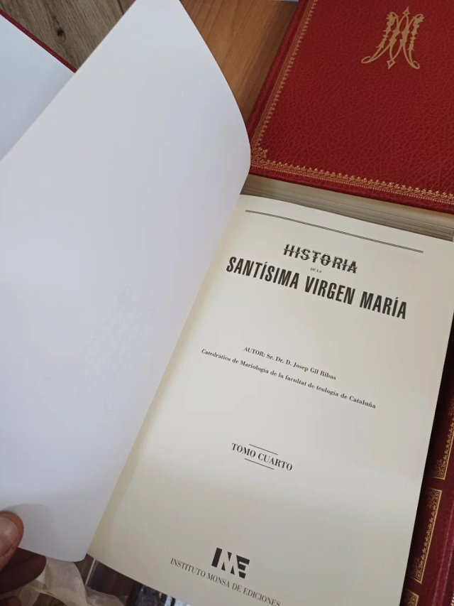 HISTÓRIA DE LA VIRGEN MARÍA, 4 TOMOS, COMPLETA
