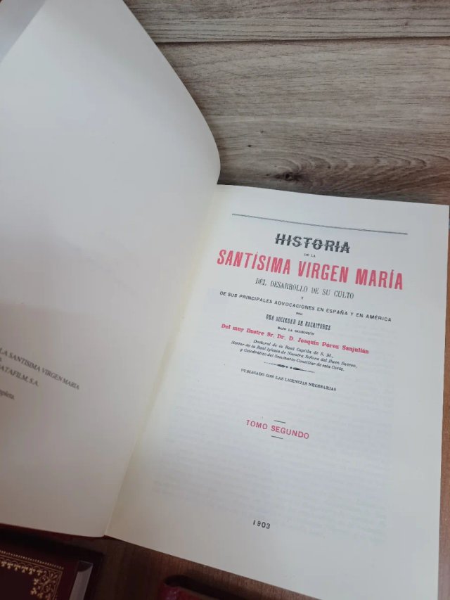 HISTÓRIA DE LA VIRGEN MARÍA, 4 TOMOS, COMPLETA