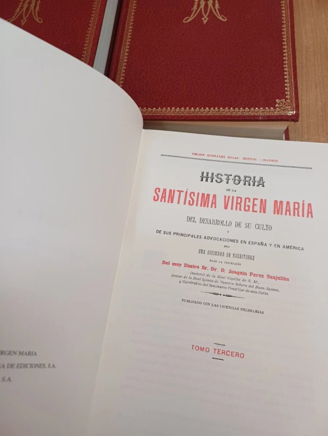HISTÓRIA DE LA VIRGEN MARÍA, 4 TOMOS, COMPLETA