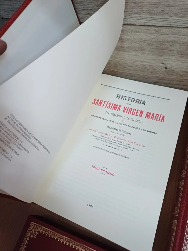 HISTÓRIA DE LA VIRGEN MARÍA, 4 TOMOS, COMPLETA