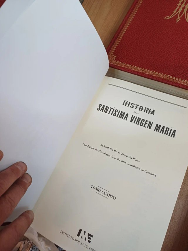 HISTÓRIA DE LA VIRGEN MARÍA, 4 TOMOS, COMPLETA