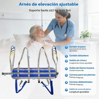 Arnés grúa paciente Talla M hasta 230 kg