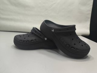 Crocs plataforma negras T. 39-40