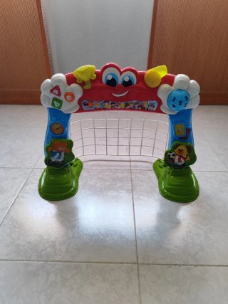 Portería infantil con música y luces